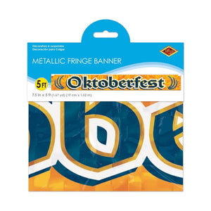 Metallic Oktoberfest Fringe Banner