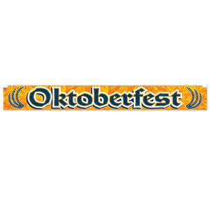 Metallic Oktoberfest Fringe Banner