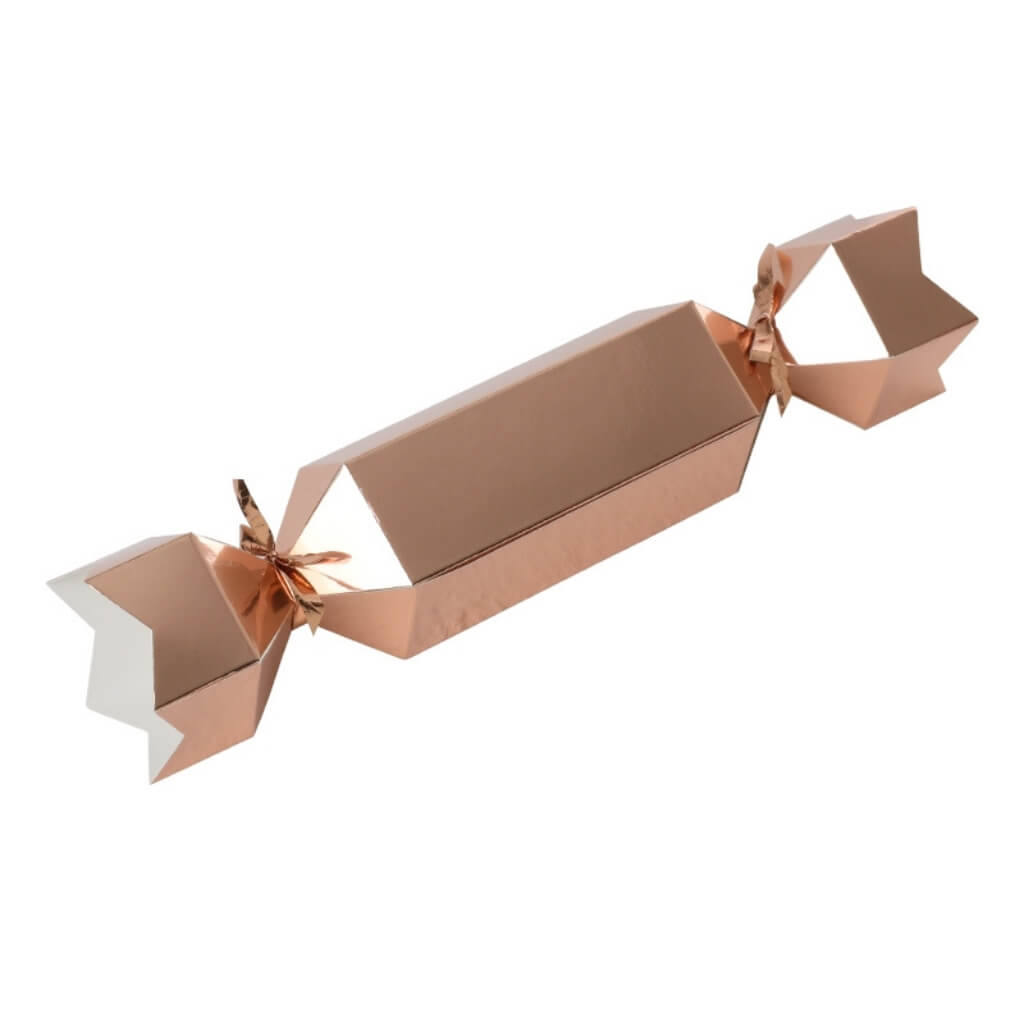 Metallic Rose Gold Bonbon Boxes 10pk