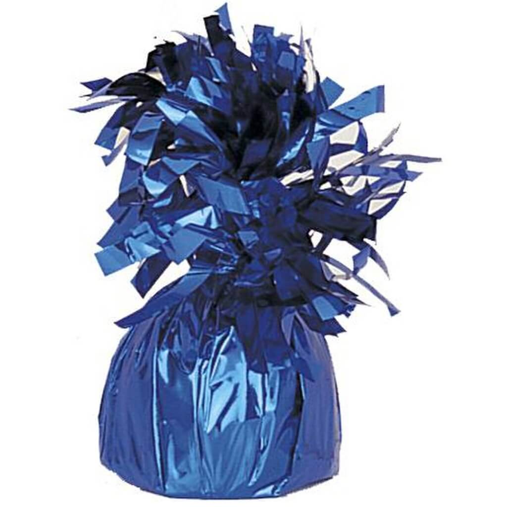 Small Foil Balloon Weight - Metallic Royal Blue