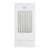 Metallic Silver Taper Candle 6 Pack