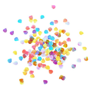 Metallic Sparkling Sea Shell Confetti Table Scatters 20g