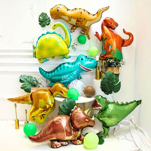 Mini Dinosaur Shaped Foil Balloon dino themed birthday party decoration party favours