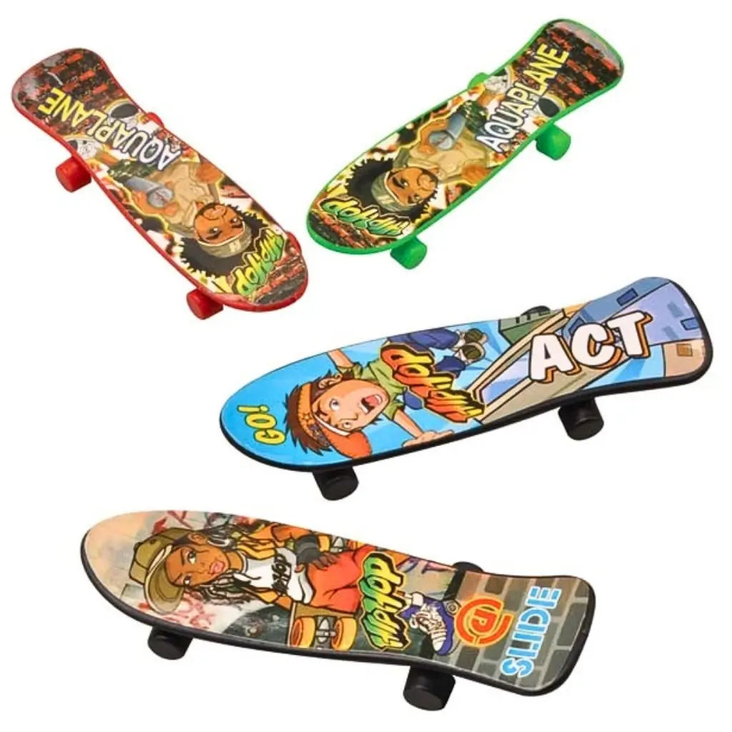 Finger skateboard party favours for kids