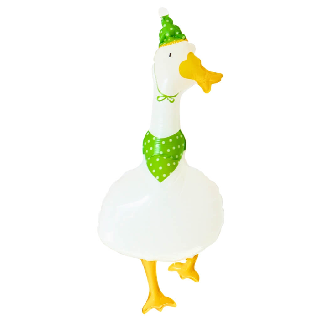 Mini goose foil balloon for farm and kids’ birthday décor