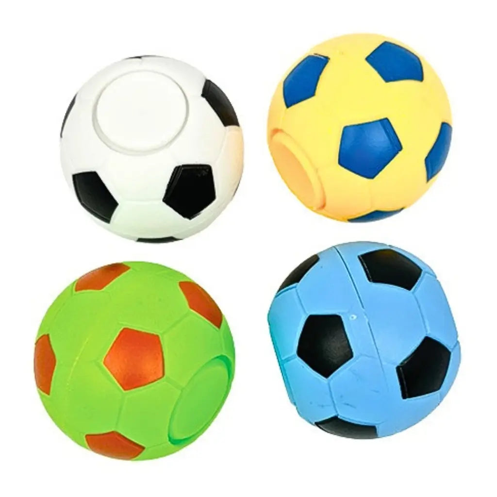 mini Soccer ball fidget spinner toys 4 pack