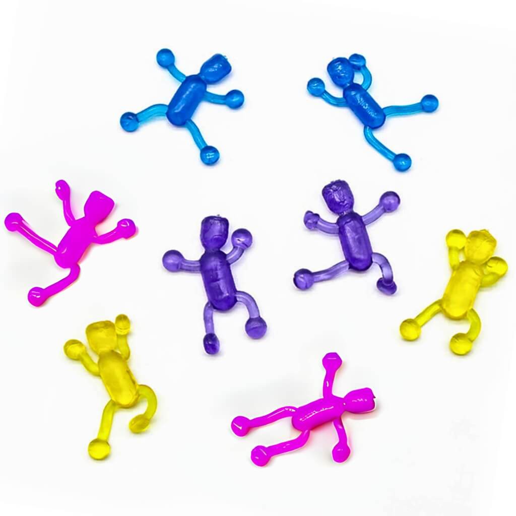 Mini Sticky Wall Climbers 8pk
