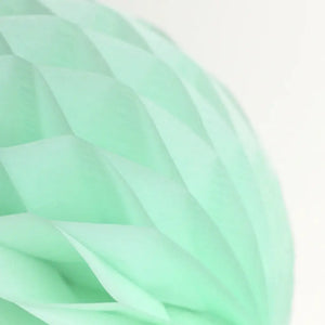 Decorative Mint Green Paper Honeycomb Ball