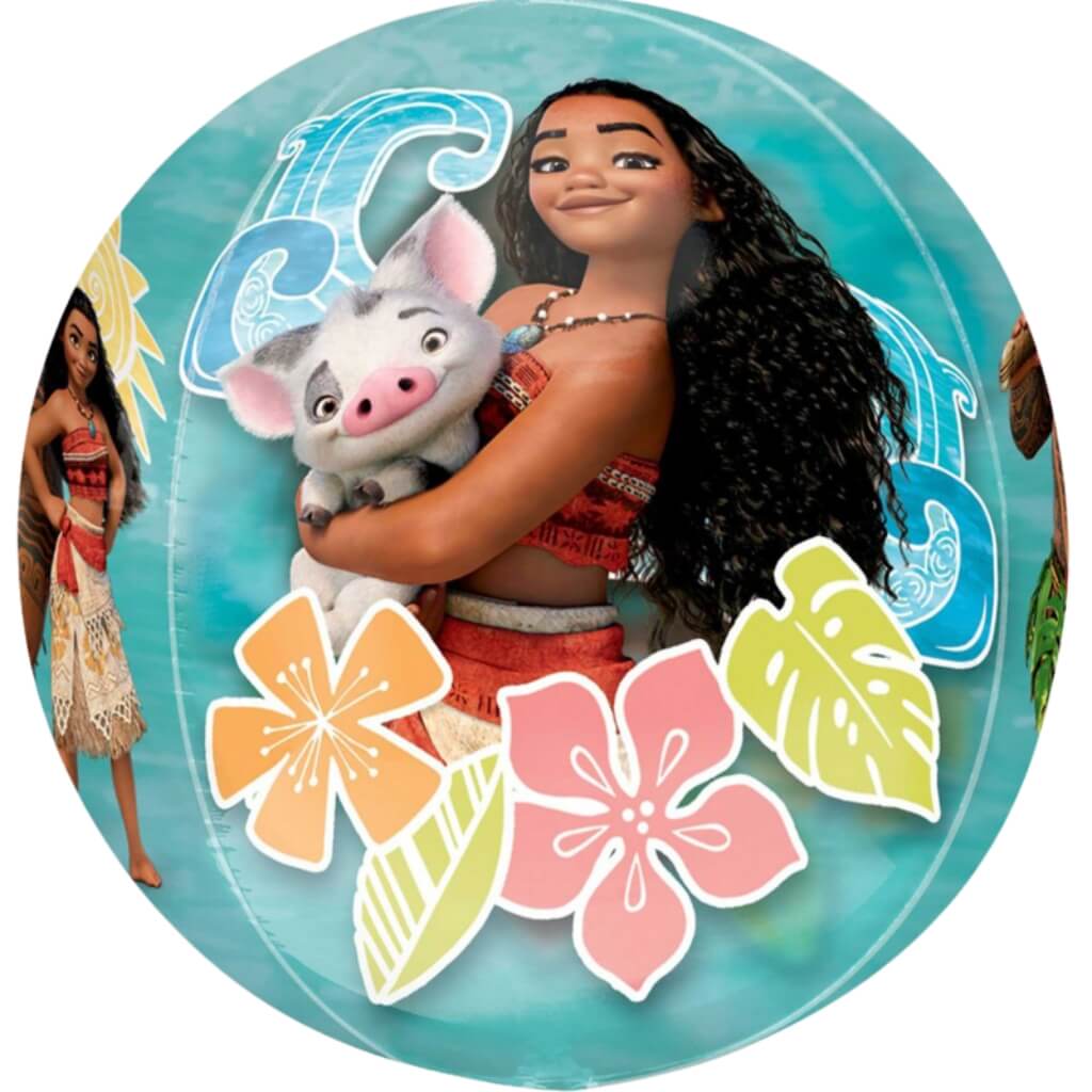 Disney Moana Orbz Round Clear Balloon