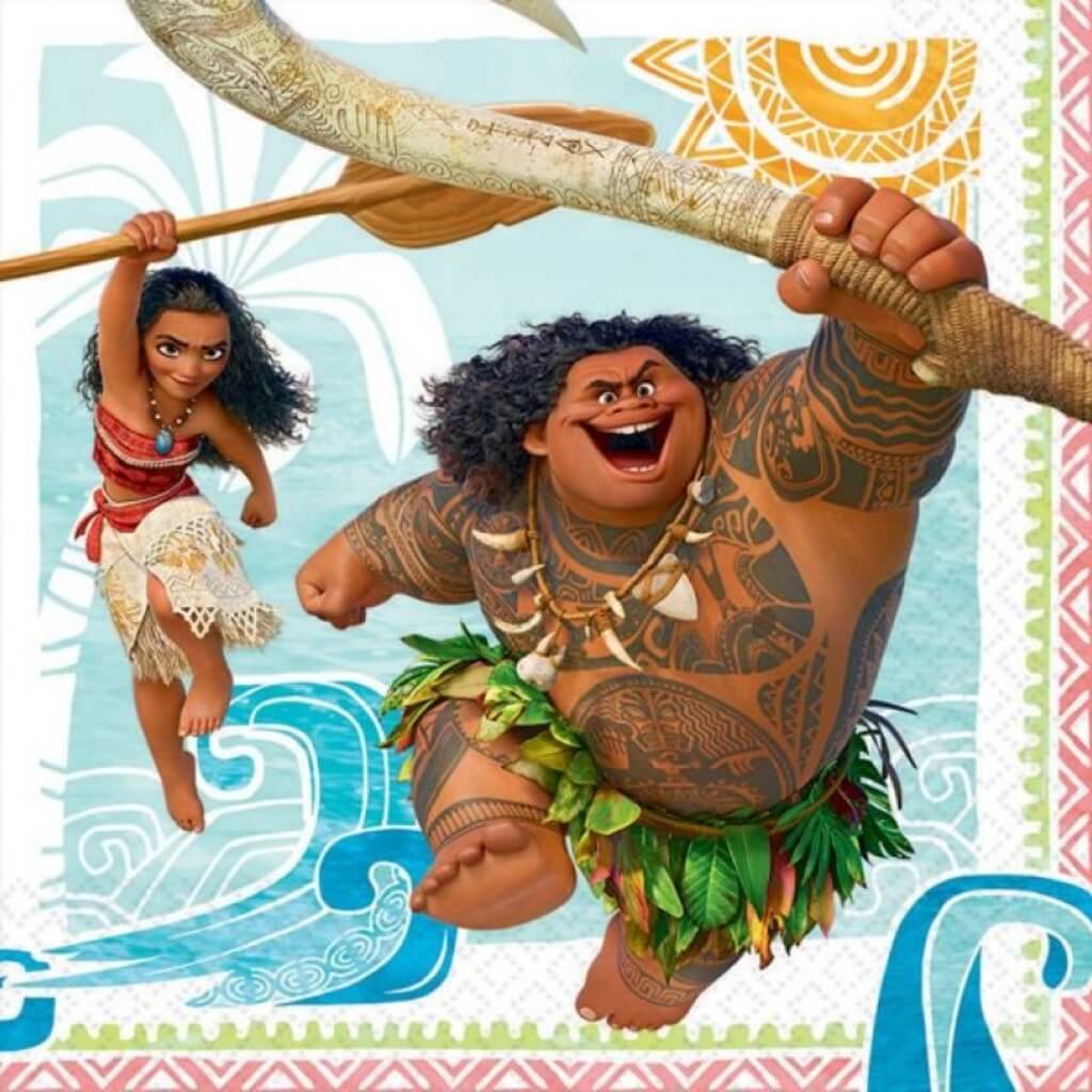 Moana Paper Lunch Napkins 16pk