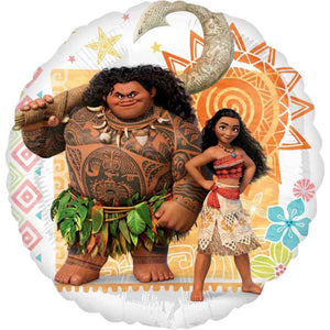 Moana Round Foil Balloon 45cm