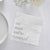modern luxe Eat, Drink and Be Married Wedding Napkins 16pk