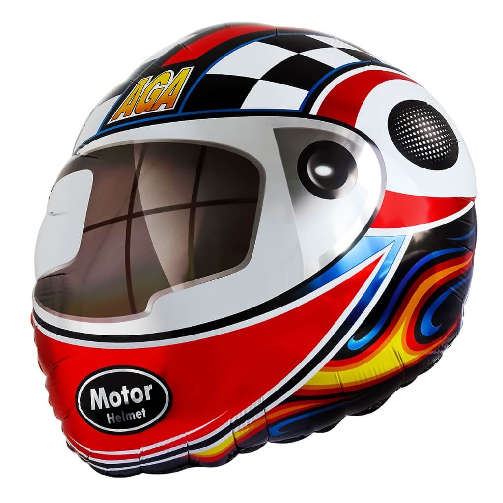 Motor Helmet Foil Balloon