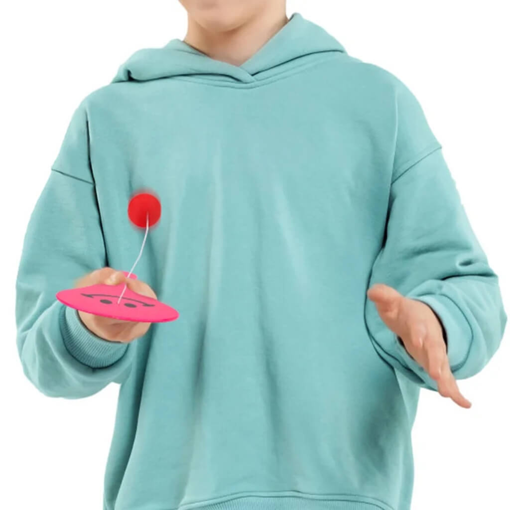 Pack of 4 Smiley Paddle Balls – Colourful Kids birthday Party Favours.