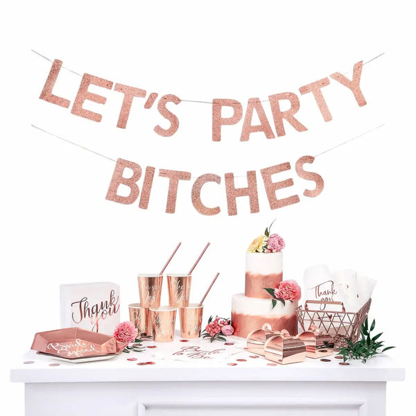 Let's Party Bitches | Banner Gigante | Striscione | Accessorio Insolito | Matrimoni | Doccia Nuziale | Idea Regalo | Decorazione | Festa di Compleanno di Ragazza | 100% Divertimento | OriginalCup Let's Party Bitches | Banner Gigante | Striscione | Accessorio Insolito | Matrimoni | Doccia Nuziale | Idea Regalo | Decorazione | Festa di Compleanno di Ragazza | 100% Divertimento | OriginalCup