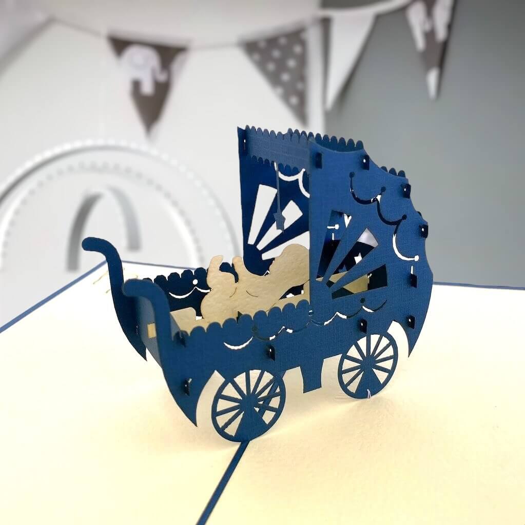 Baby Carriage Cake Topper – Christy Marie's