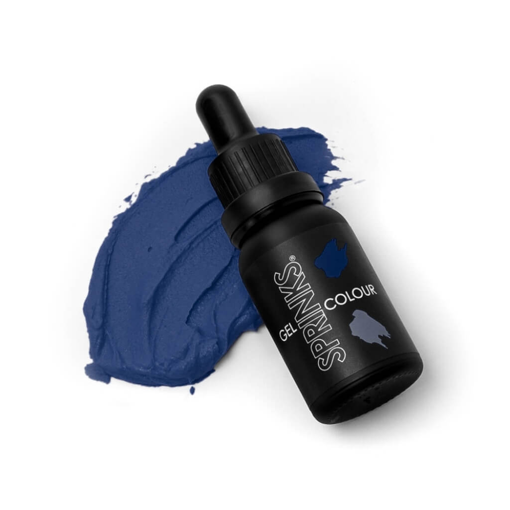 Sprinks navy gel food colouring 15ml bottle