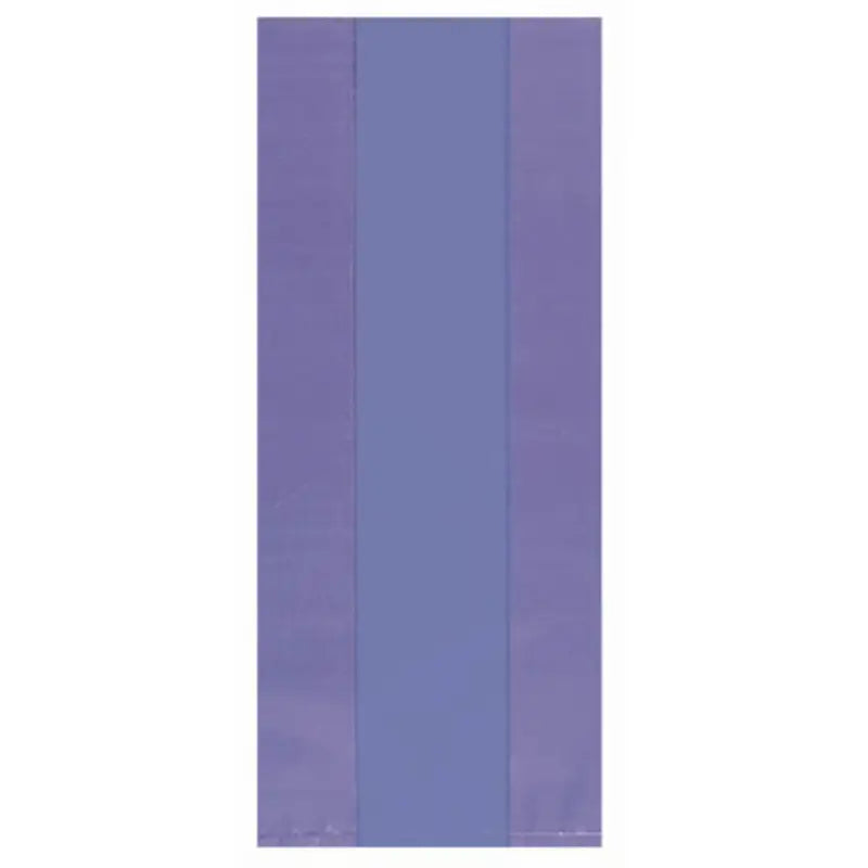 New Purple Small Cello Party Bags 25pk
