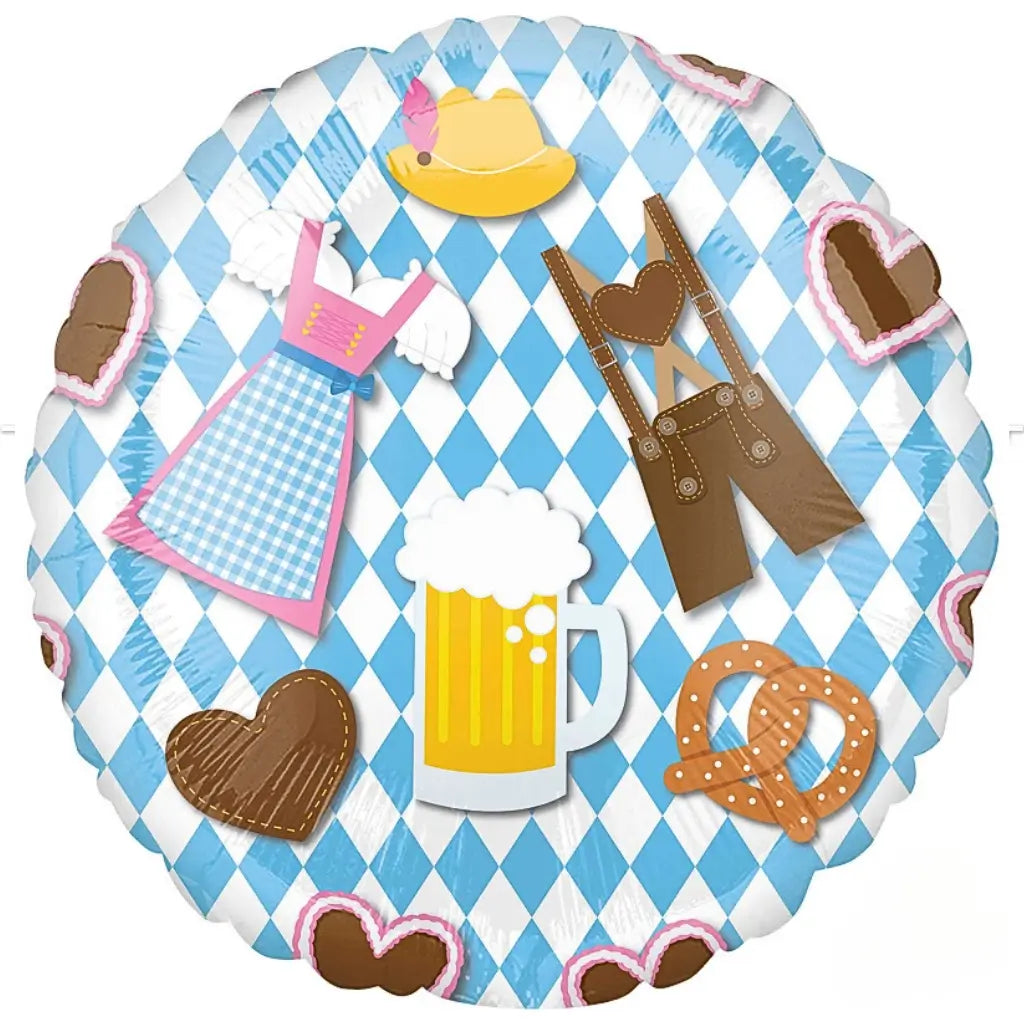 Oktoberfest Round Foil Balloon 45cm