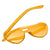 Orange Love Heart Party Sunglasses