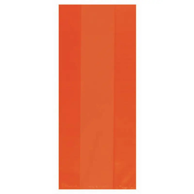 Orange Small Cello Party Bags 25pk