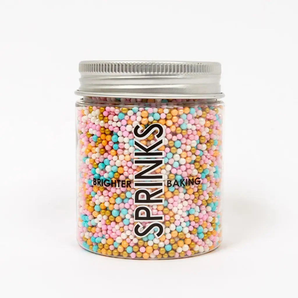Edible pastel sugar pearls paris in spring for elegant cake decorating