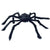 230cm Giant Black Furry Spider with Red Eyes