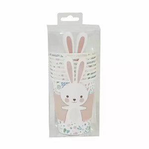 Easter Bunny Paper Cups & Wraps 8pk