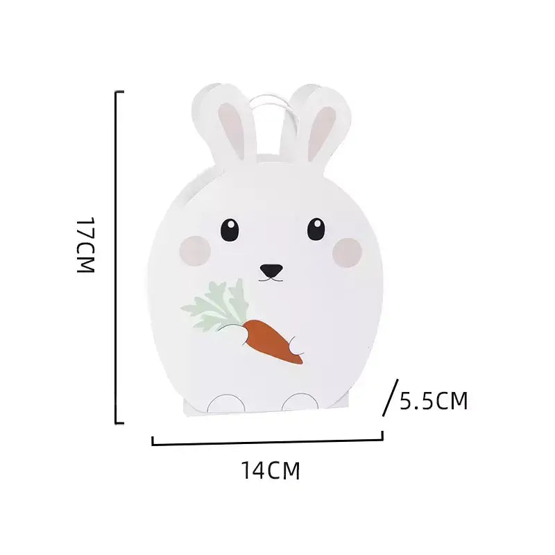 Easter Bunny Paper Bag with Handles