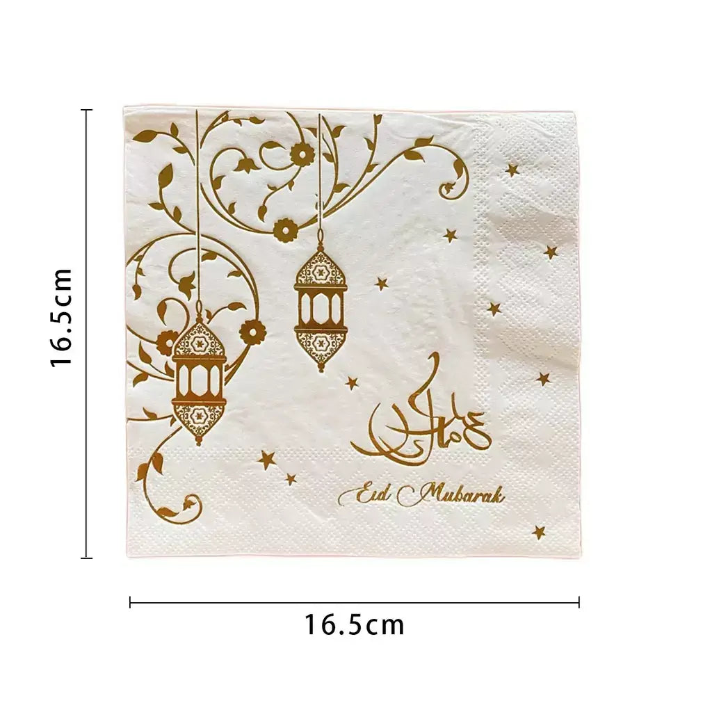 Eid Mubarak Paper Napkins