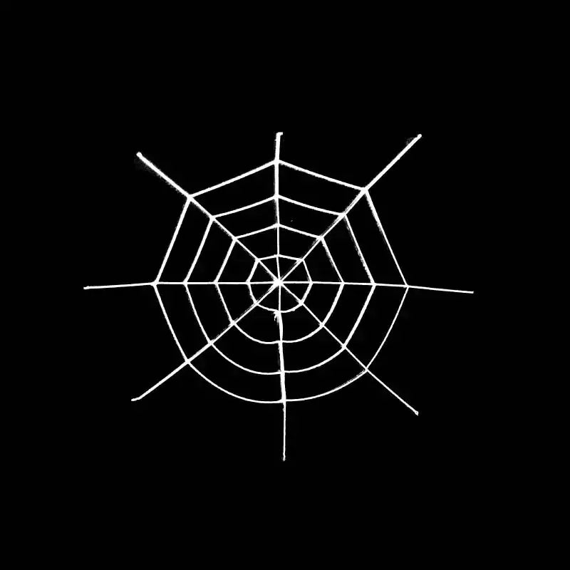 Halloween White Spider Web 1.3m