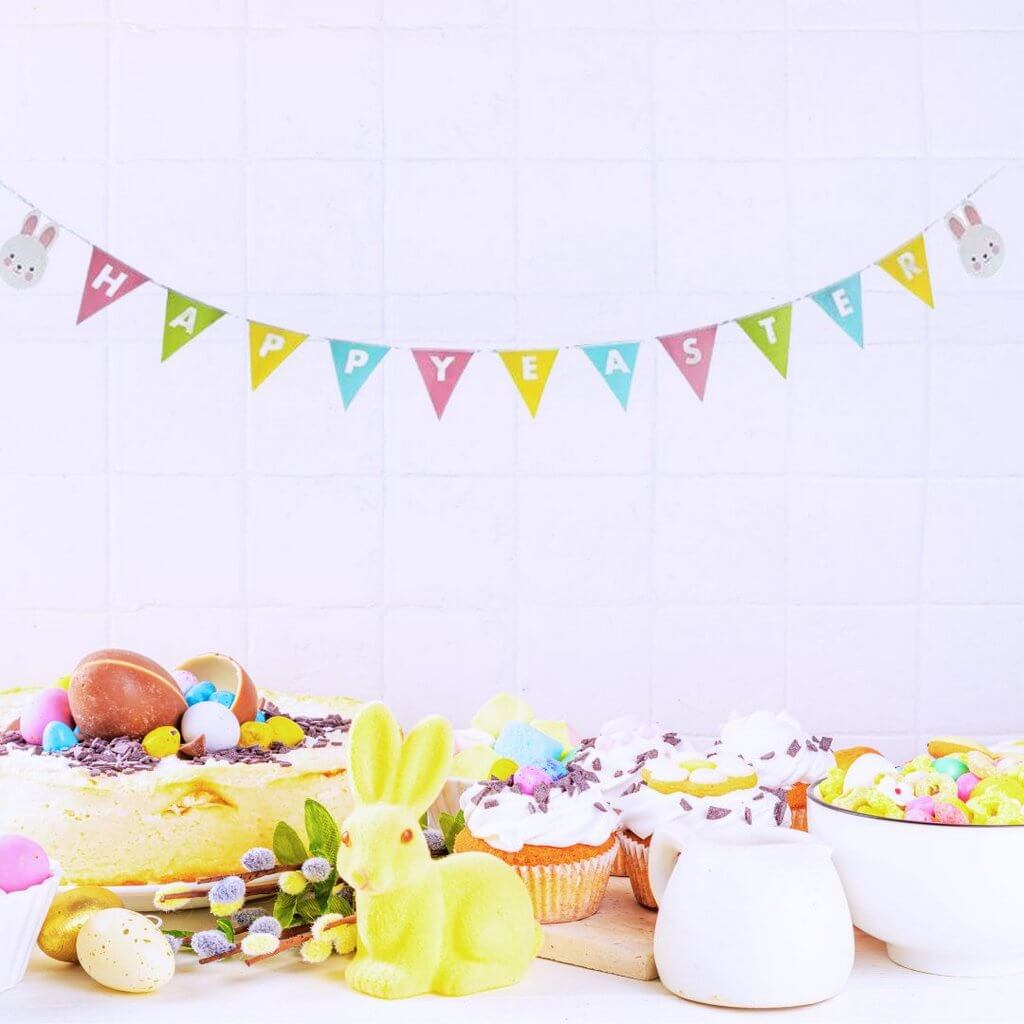 Happy Easter Triangle Flag Bunting