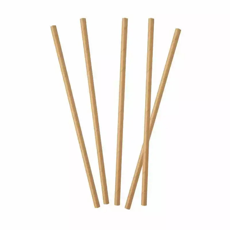 Kraft Paper Straws 20pk