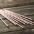 Pink Striped Paper Straws 20pk