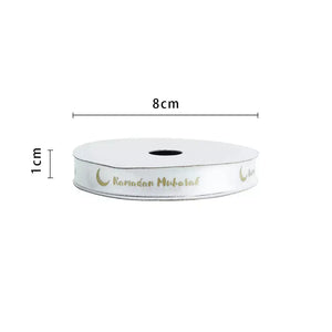 Ramadan Mubarak Satin Ribbon Roll