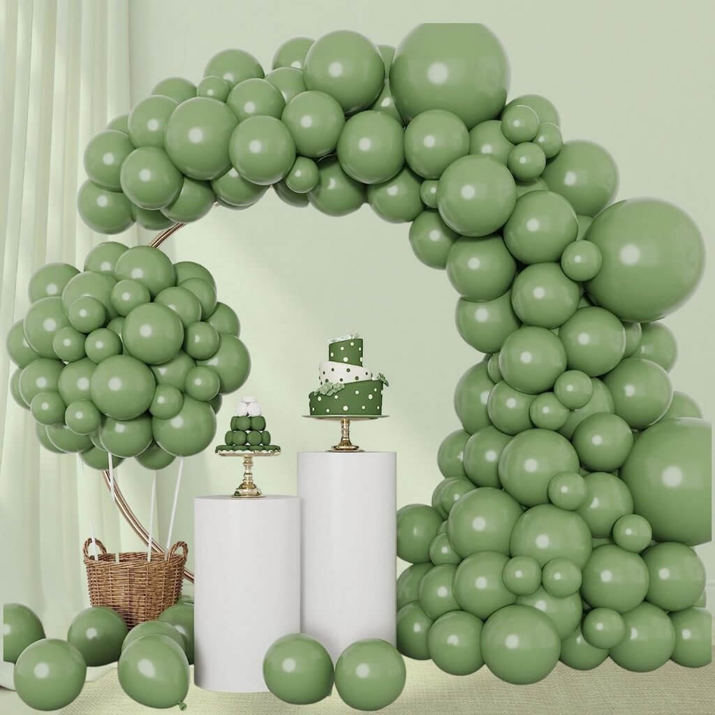 Avocado Latex Balloon Garland DIY Kit - 129pcs