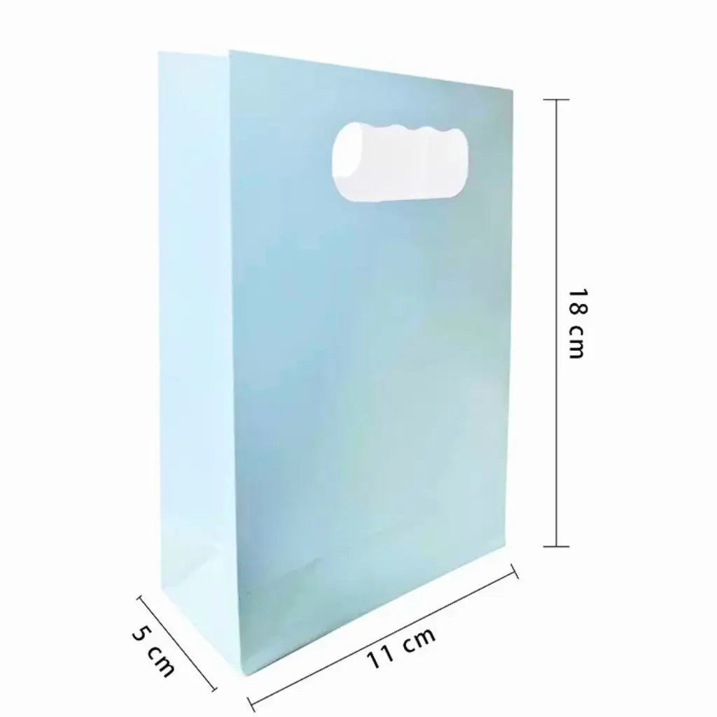Pastel blue favour bags for party giveaways