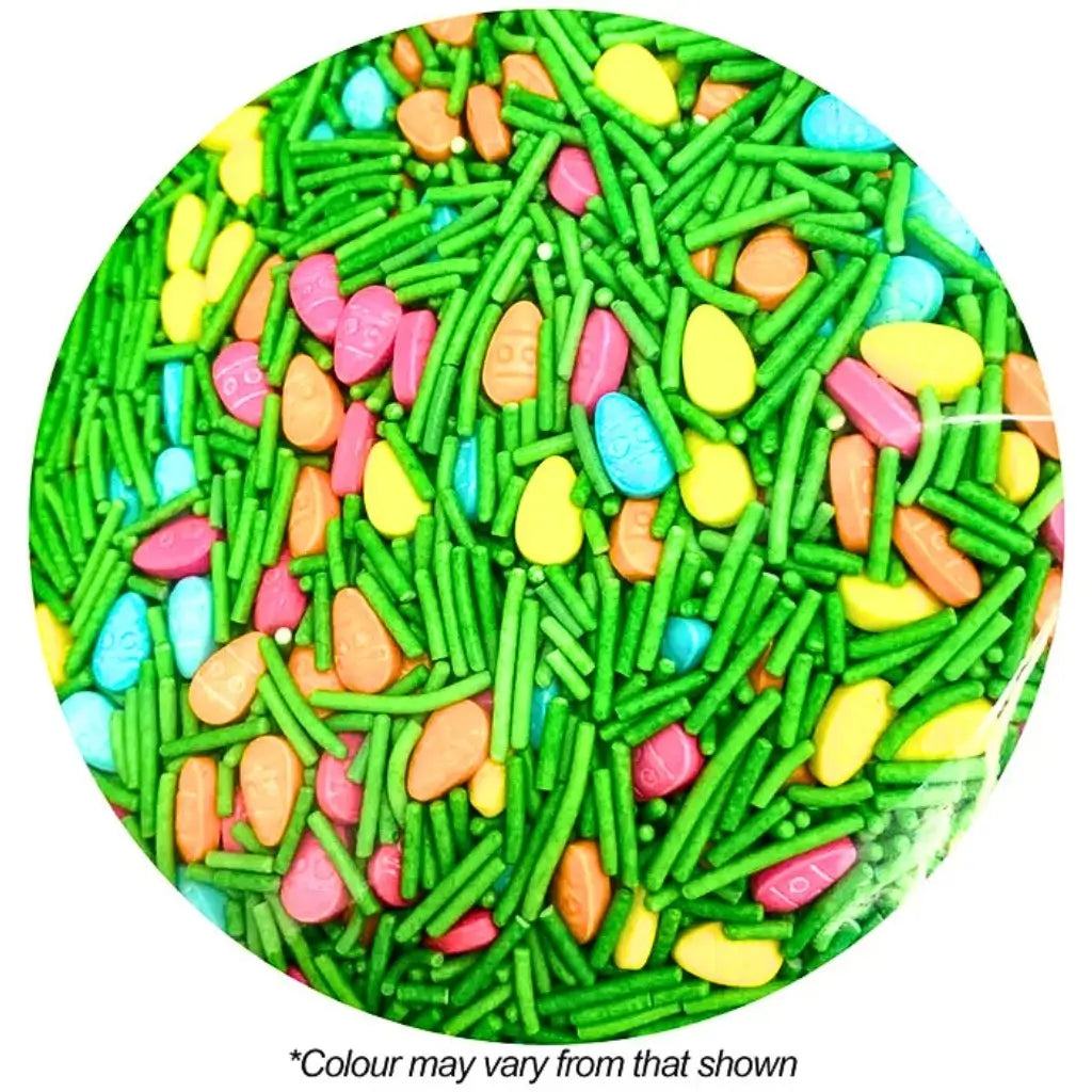 Sprink’d pastel egg and green jimmies edible sprinkles