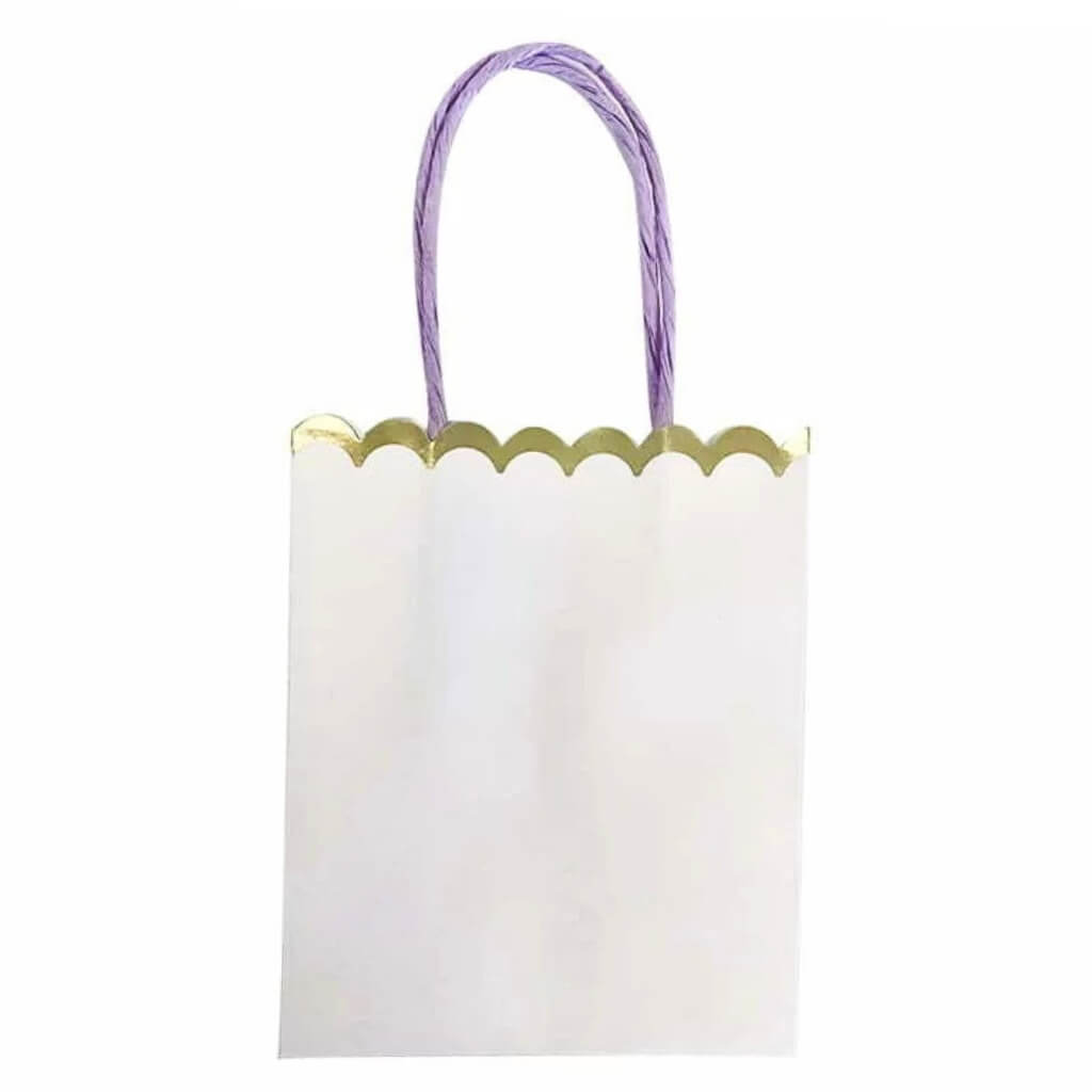 Elegant pastel paper bags for party gifts