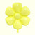 Pastel Yellow Daisy Shaped Foil Balloon