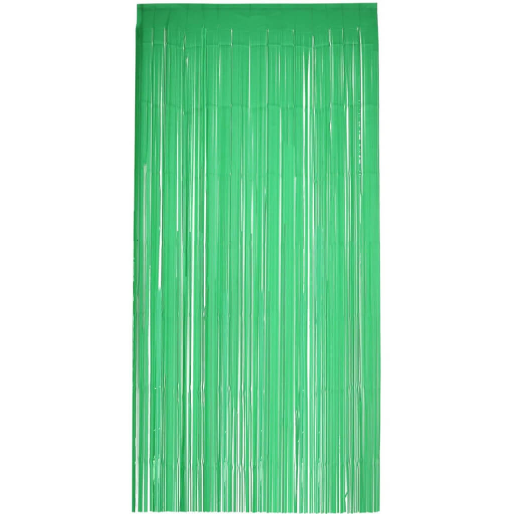 Pastel Green Tinsel Fringe Backdrop Foil Curtain