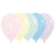 Assorted Matte Pastel Age 1 Latex Balloons 30cm 25pk