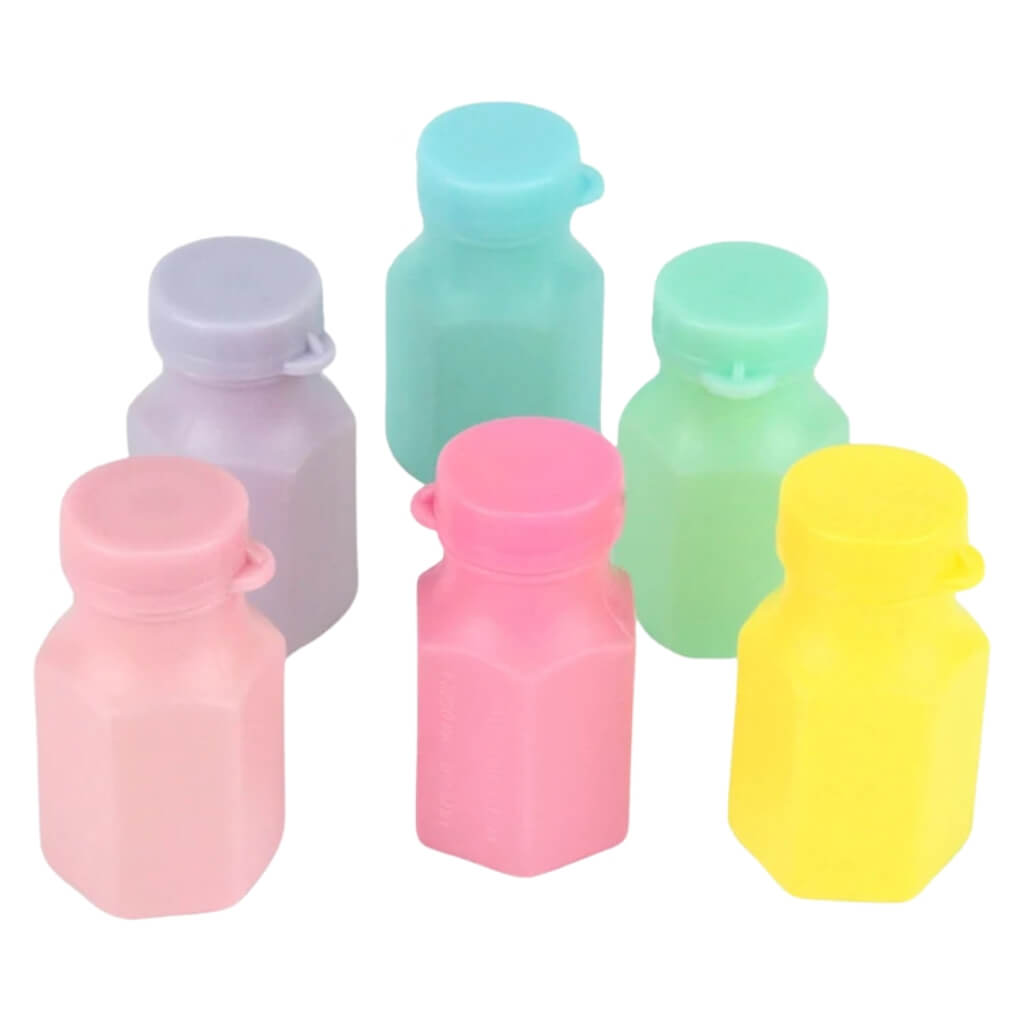 Pastel Party Bubbles & Wands 6pk