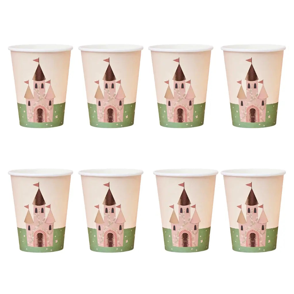 Little Princess party paper cups 250ml – perfect for fairy-tale birthday tables