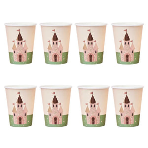 Little Princess party paper cups 250ml – perfect for fairy-tale birthday tables