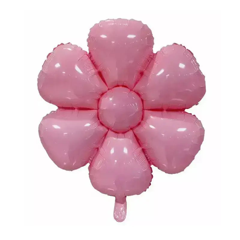 Pastel Pink Daisy Shaped Foil Balloon