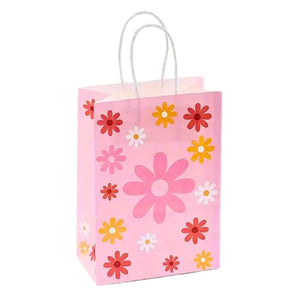 Pastel Pink Sweet Daisy Party Bags 5pk