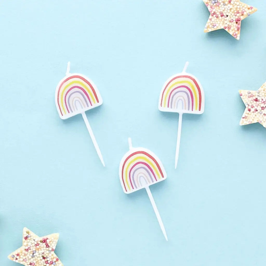 Enchanted Rainbow Candles 5pk