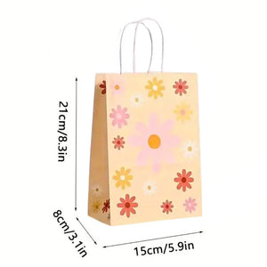 Pastel Yellow Sweet Daisy Party Bags 5pk