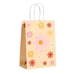 Pastel Yellow Sweet Daisy Party Bags 5pk